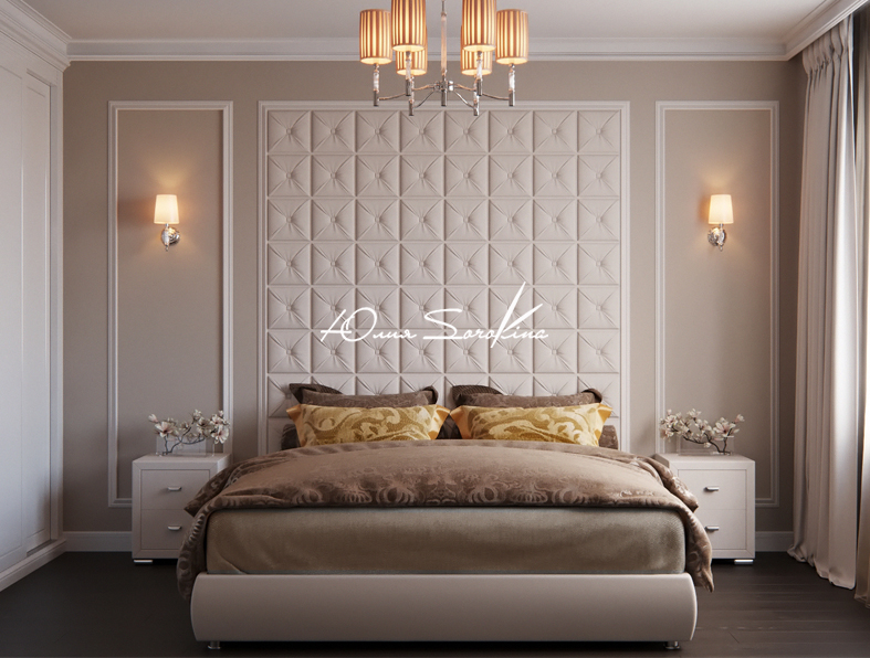 Дизайн спальни в стиле Неоклассика